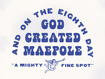 A Mighty Fine Spot 70s angel carrot restaurant shirt typography