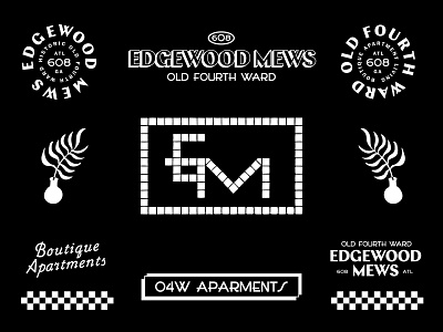 Edgewood Mew apartment atlanta branding
