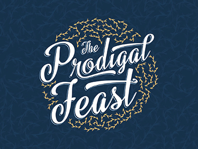 Prodigal Feast Logo Dribble event non profit prodigal