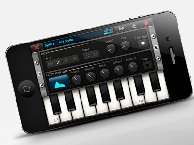 iWave Synth audio iphone ui