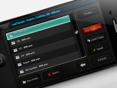 iWave Load Samples dialog