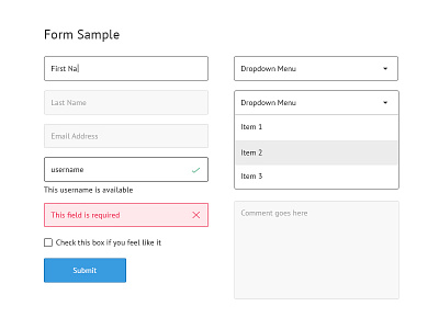 Form button design drop down form interface ui web