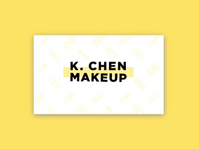 Makeup Artist Business Card business card cosmetic icon icons makeup