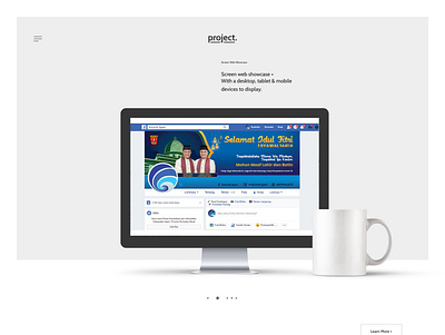 screen FB web, medsos specialis app branding desain desaingrafis design desktop facebook icon illustration kominfo logo media social mokup ux vector website