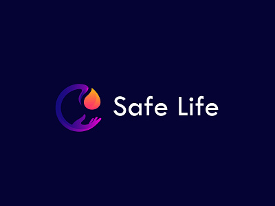Safe Life Charity Logo beauty logo beauty parlous corporate logo logo logo design ux design