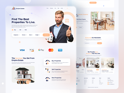 Empire Estate - Real Estate Agency Landing Page