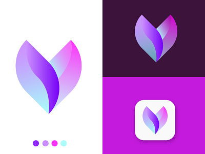 venzo logo design || modern v letter