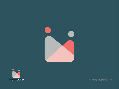 momcare modern logo design