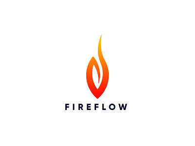 Fireflow - logo design abstract abstract art abstract logo animal app app icon art brand branding creative figma fire flat logo logo design logodesign logotype logotypedesign logotypes minimalist