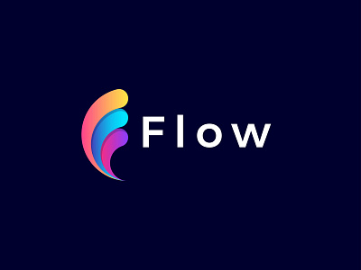 Flow - logo design by Artology on Dribbble