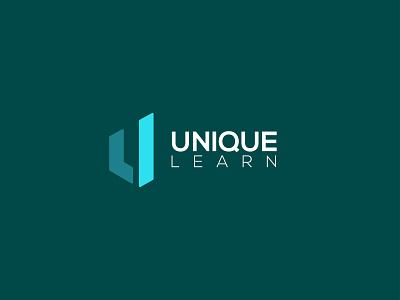 Unique_learn - logo design agency app icon branding creative flat flat design illustration letering lettering lettermark logo logodesign minimal modern logo u logo ul logo vector