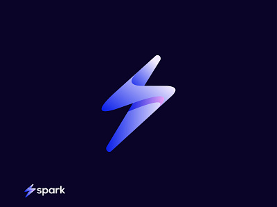 Spark - logo design_sold out art artist brand identity branding branding design creative gradients modern monogram s concept s letter logo sketch spark sparks tech tech logo technology vector art