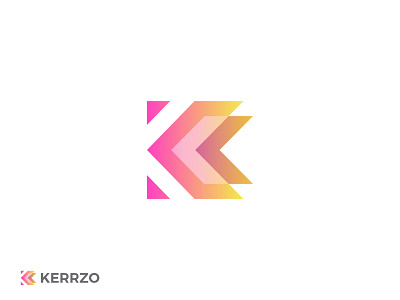kerrzo - k letter mark logo design abstract agency app icon art branding branding design creative identity k letter logo k logo k mark kerrzo kit lettering logoart logodesign vector