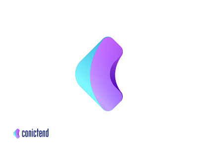 conictend - modern c letter logo design