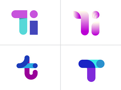 T.i exploration - logo design abstract app icon brand identity branding branding design creative gradient logodesign modern modern design modern logo modernism ti exploration ti logo ti mark