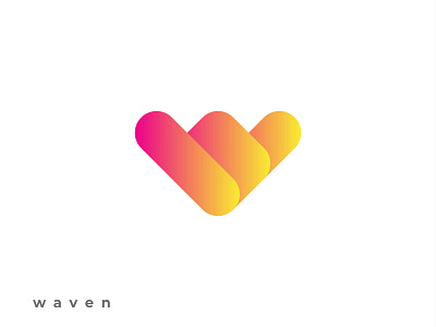 W letter mark - waven logo design