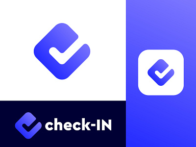 check-IN (c with check mark )