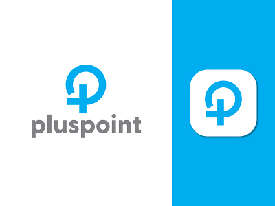 pluspoint animation app icon brand brandidentity branding creative graphic design location logo logodesign minimal modern plus pluspoint point simple visual identity