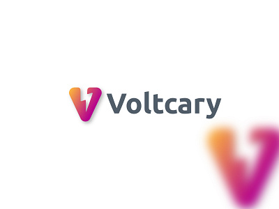 voltcary abstract app bolt brand branding creative crypto flat graphic design icon lettering lettermark logo logodesign modern v v letter v logo volt wordmark