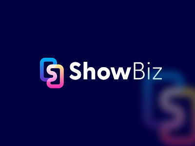 ShowBiz ( SB modern lettermark logo) abstract analytics app icon art artology b logo brand branding branding design creative digital digital assets logo logoart logodesign modern s logo sb sb lettermark showbiz