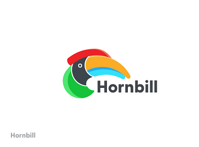 Hornbill 3d logo app icon bird logo birds brand brand identity branding branding design color creative digital art graphic design hornbill logo logocreation logodesign minimalist modern tech technology