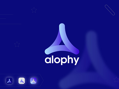 alophy (a letter mark logo design) a letter a logo app icon artology brand brand identity branding branding design creative logo flat logo graphic design letter mark logo lettering logo logo design minimalist logo modern type logo word mark