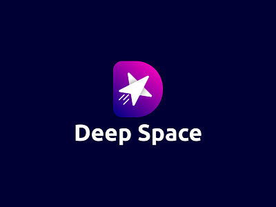 Deep Space 2021 trendy 3d app icon brand identity branding creative graphic design logo logodesign rocket rocketlogo space spacelogo universe