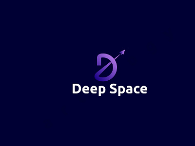 D letter with Rocket (Deep Space) 3d app icon brand branding creative graphic design logo logo designer logodesign rocket space space logo universe