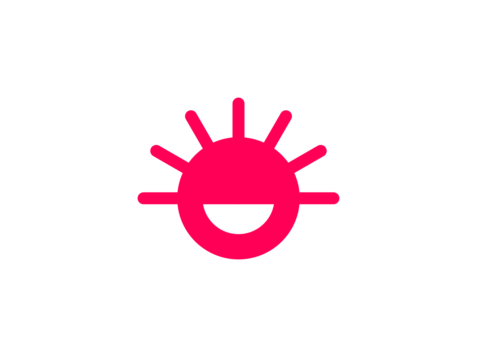 Sunshine with smile concept logo design! by Artology 🟢 on Dribbble