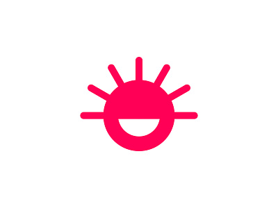 Sunshine with smile concept logo design! branding branding design creative cryptosunlogo happy logo logodesginer medical modern smile logo sun sun logo sunshine logo trend 2022 unused