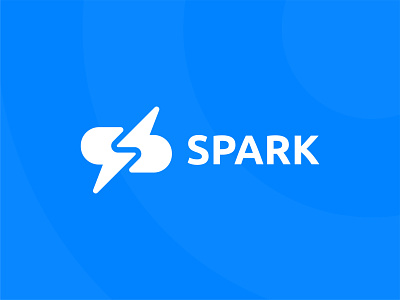 spark | s letter with  energy symbol