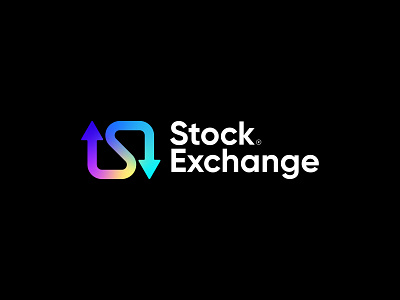 Stock Exchange abstract logo arrow logo bitcoin logo branding crypto logo exchange logo finance financial logo modern money exchange money trading logo nft nft logo stock exchange trade logo trading trading logo unique logo unused website logo