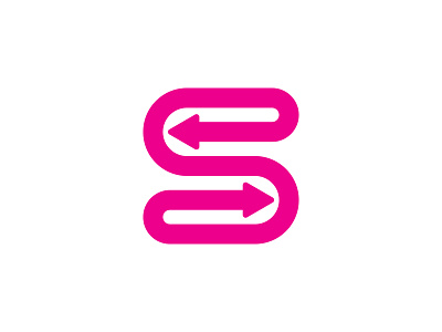 s + arrow logo design