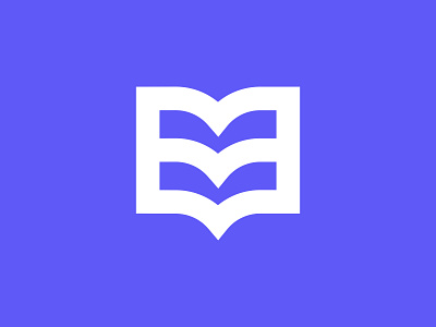 E_BOOK app icon book brand book logo book logo design brand identity branding creative e book e book education educational logo learning logo designer modern simple symbole
