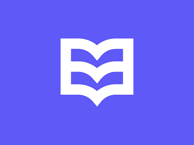 E_BOOK app icon book brand book logo book logo design brand identity branding creative e book e book education educational logo learning logo designer modern simple symbole