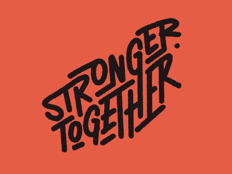 Stronger Together animation branding design digitalart drawing graphicdesign illustration illustrator logo south africa