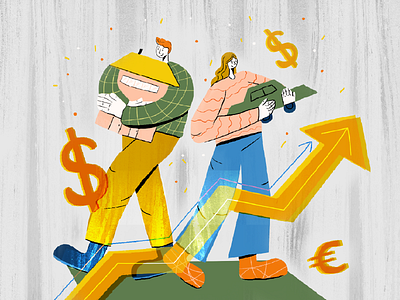 The Prosperity Paradox art artwork character contrast graphic illustration illustration art illustrator