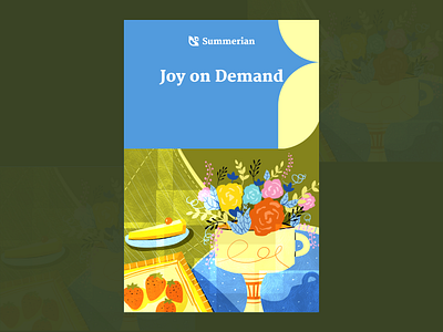 Joy on Demand artwork book book art book cover book cover design cover illustration illustration art joy