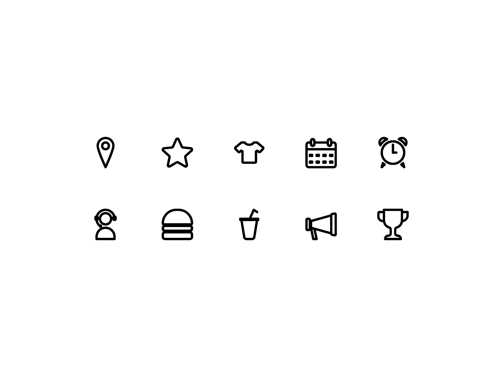 Announcement Icon set by Taz on Dribbble