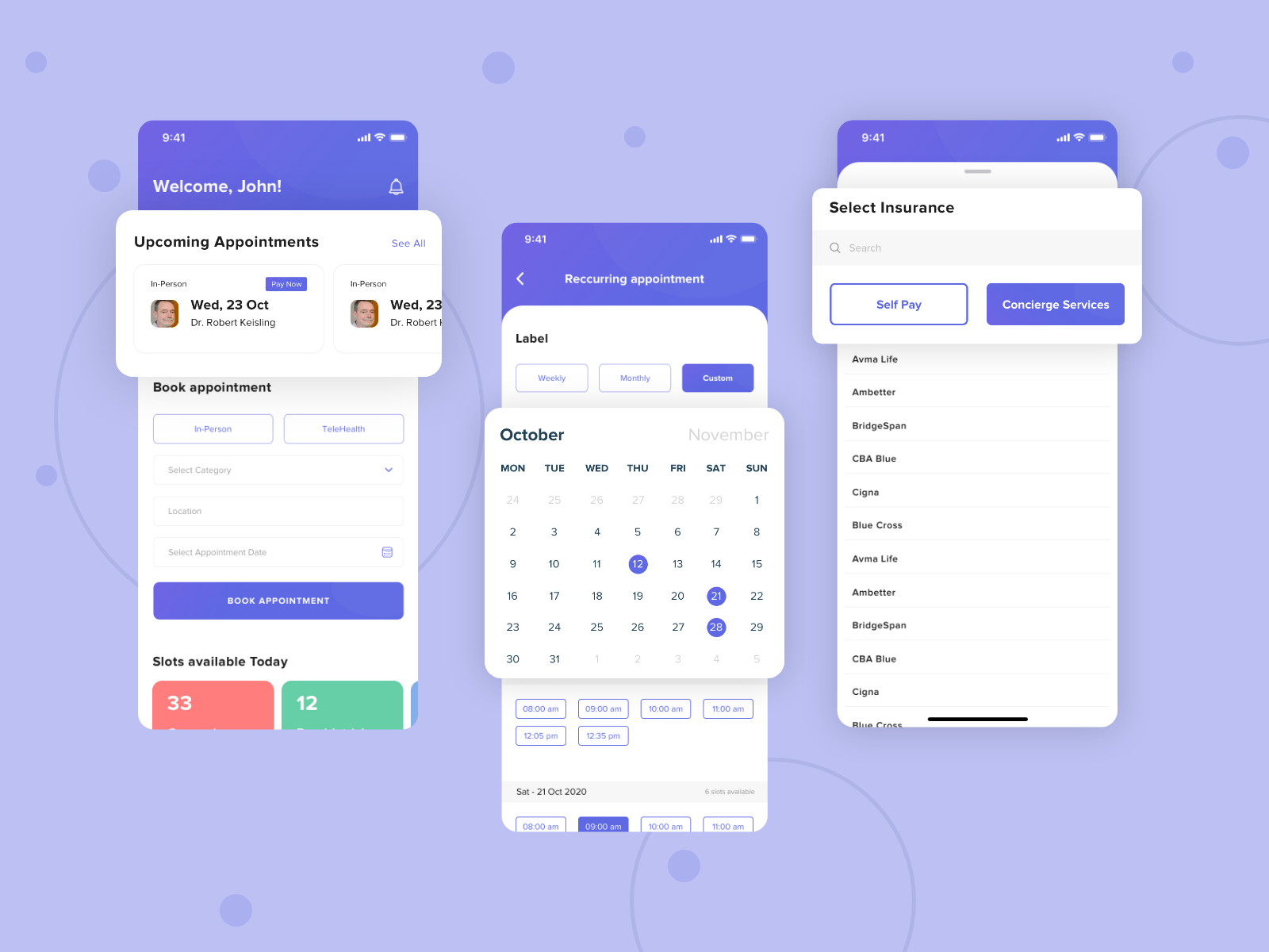 Doctor Appointment Booking Mobile App by Seraphic on Dribbble