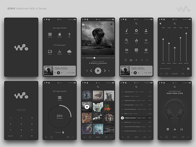 Software for SONY Walkman NW-A Series - Redesign