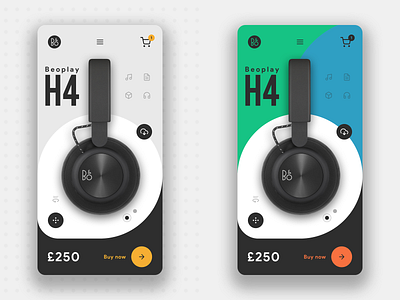 B&O App - Concept android app app app design app concept app design bahur78 flat design headphones interface design ios app mobile app mobile app design music shopping software design ui ui design user center design user inteface user interface