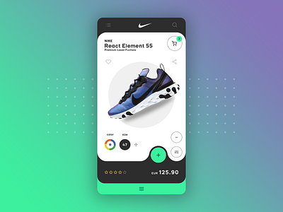 Nike SNKRS App - Redesign app design bahur78 ecommerce modern nike pdp product design retail shopping shopping app sneaker sneakers snkrs ui ui design uiux user center design user interface userinterface ux