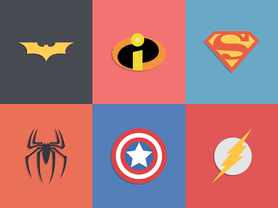 Super Hero Emblems by Joe Mumford on Dribbble