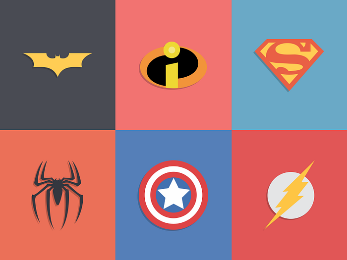 Super Hero Emblems by Joe Mumford on Dribbble