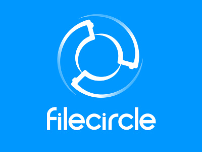 filecircle logo brand custom identity logo sketch typo