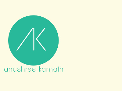 Anushree Kamath's Identity branding identity logo design