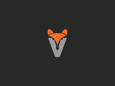 Fox V branding identity logo design