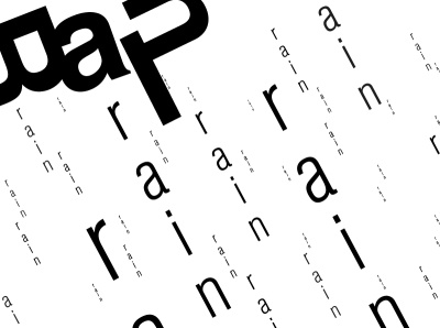 Rain design graphic design illustration minimal storytelling typography visual communication
