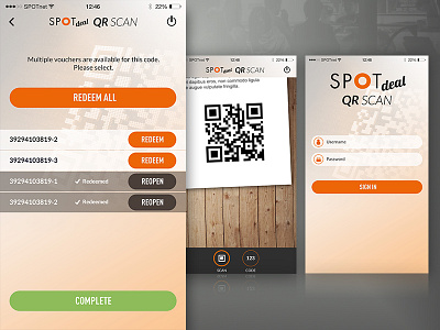 SPOTdeal QR Scan app deal mobile qr qr scan redeem scan voucher